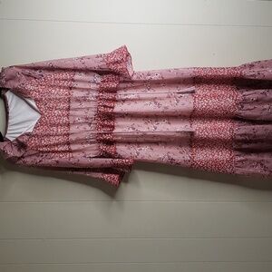 Chic Floral Maxi Dress in Pink